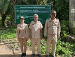 ตรวจสอบโครงการก่อสร้างถนนคอนกรีตเสริมเหล็กสายบ้านห้วยเนียง -