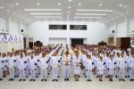 พิธีวางพานพุ่มและจุดเทียนถวายพระพรชัย มงคล เนื่องในโอกาสพระร